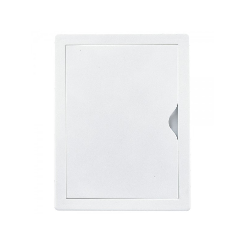 Люк ревизионный пластиковый airRoxy 02-802A (15х20) белый спереди