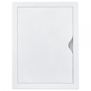 Люк ревизионный пластиковый airRoxy 02-802A (15х20) белый спереди