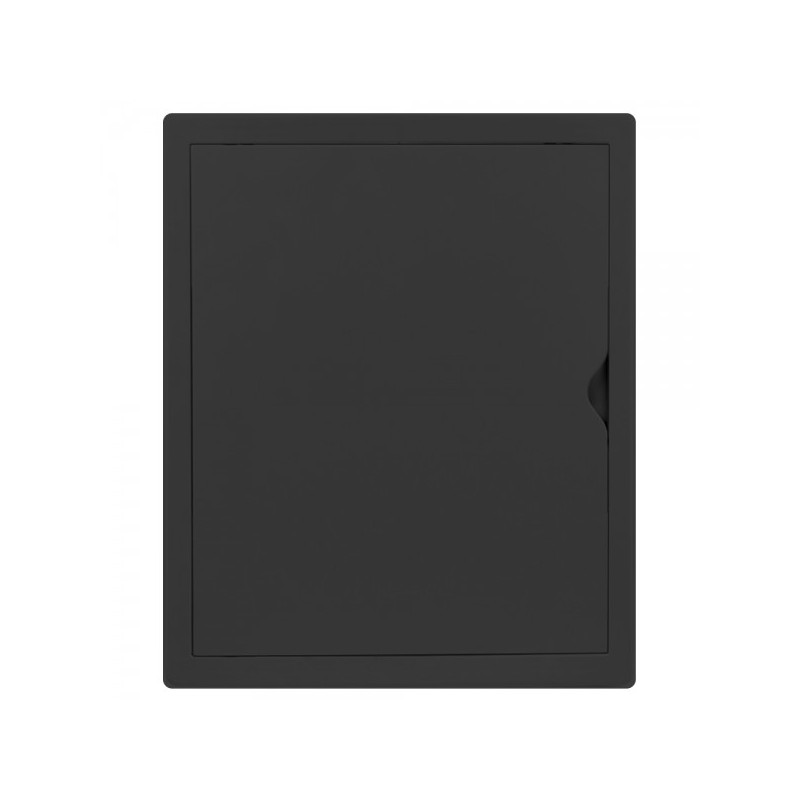 Люк ревизионный пластиковый airRoxy 02-807AGR (25х30) черный спереди