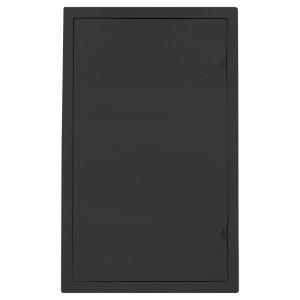 Люк ревизионный пластиковый airRoxy 02-812AGR (30х50) черный спереди