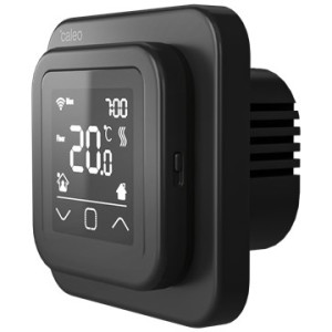 Терморегулятор Caleo С927 Wi-Fi черный сбоку