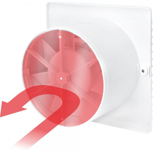 Вытяжной вентилятор airRoxy dRim 125S-C173-D125 нет тяги