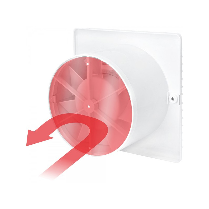 Вытяжной вентилятор airRoxy dRim 125HS-C161-D125 нет тяги