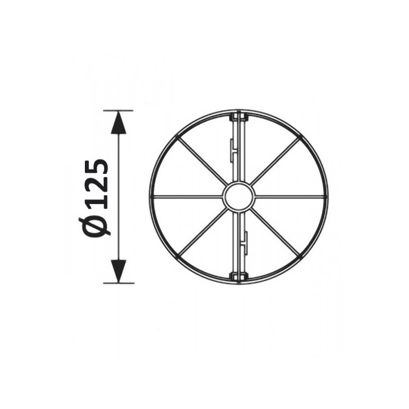 Вытяжной вентилятор airRoxy dRim 125HS-C188-D125
