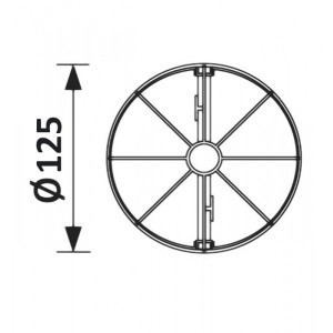 Вытяжной вентилятор airRoxy dRim 125HS-C188-D125