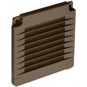 Вентиляционная решетка с заглушками airRoxy 02-315 (10x10) коричневая