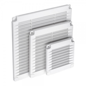 Вентиляционная решетка с заглушками airRoxy 02-316 (15x15) белая размеры