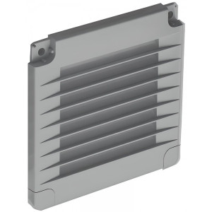 Вентиляционная решетка с заглушками airRoxy 02-320 (20x20) серая