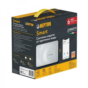 Система защиты от протечек Neptun Bugatti Smart 1/2" Tuya упаковка