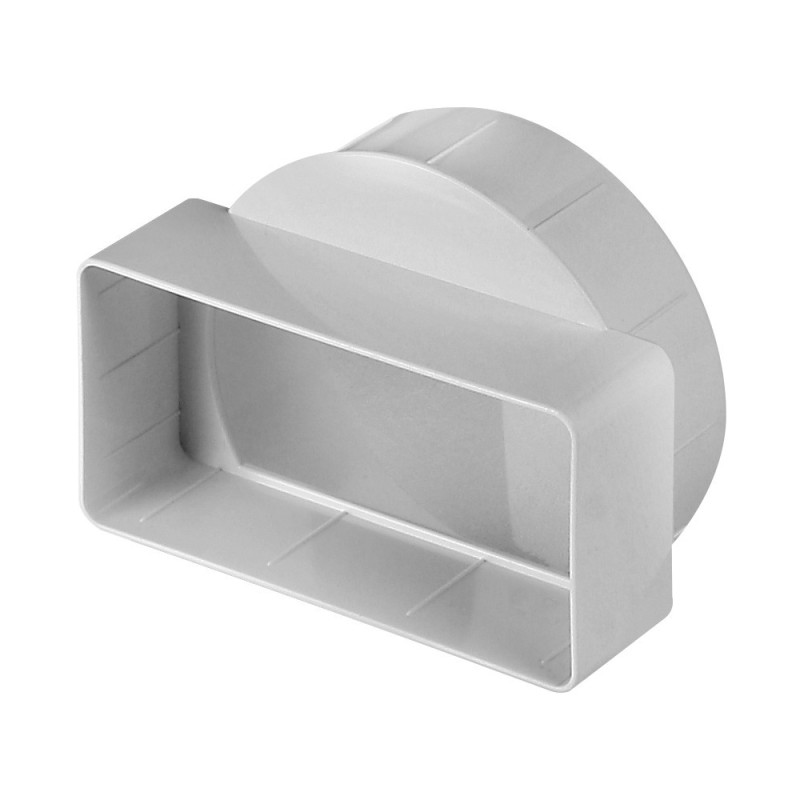 Соединитель каналов короткий Awenta KO100-20 (d100/55x110) сбоку