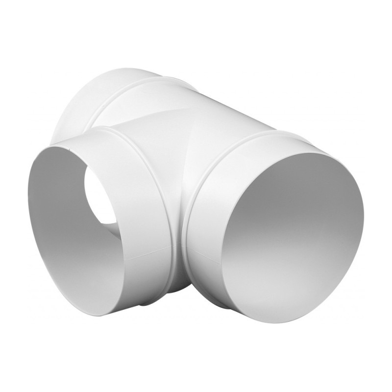 Соединитель каналов тройной Awenta KO100-26 (d100) сбоку