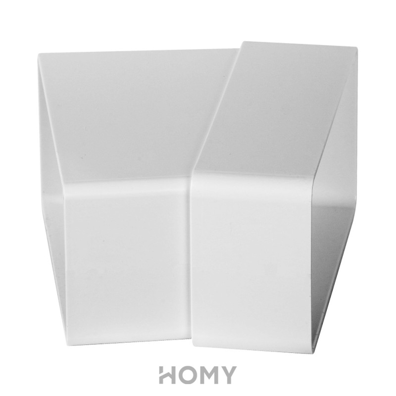 Соединитель каналов поворотный по горизонтали Awenta KP55-24/15 (55x110) 15° сбоку