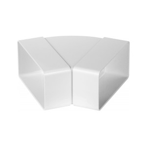 Соединитель каналов поворотный по горизонтали Awenta KP75-24/45 (75x150) 45° сбоку