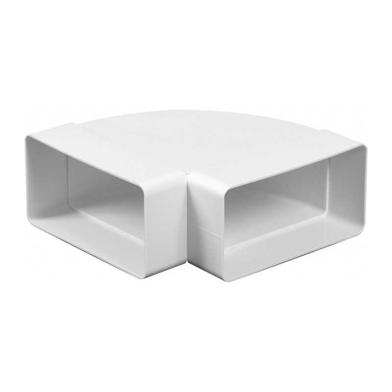 Соединитель каналов поворотный по горизонтали Awenta KP75-24/90 (75x150) 90° сбоку