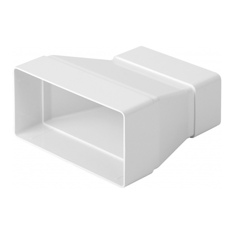 Соединитель каналов прямой Awenta KP75-29 (75x150/55x110) сбоку