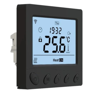 Терморегулятор Grand Meyer W390 Wi-Fi черный сбоку