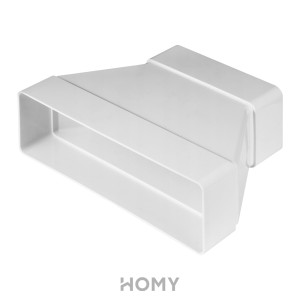 Соединитель каналов прямой Awenta KP204-29 (60x204/60x120) сбоку