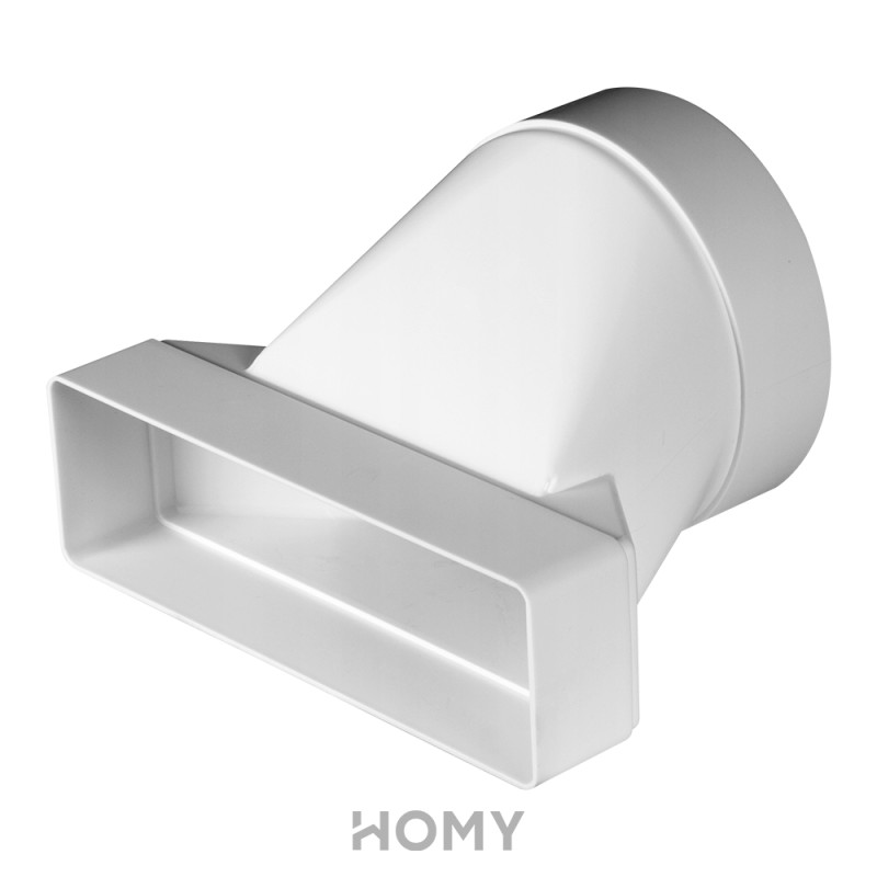 Соединитель каналов прямой Awenta KP204-20 (60x204/d125) сбоку