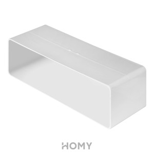 Соединитель каналов прямой Awenta KP204-21 (60x204) сбоку