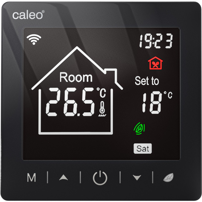 Терморегулятор Caleo С947 Wi-Fi черный