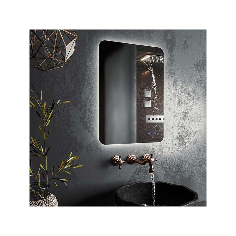 Зеркало Roxen Bella 60x80 (с подогревом) сбоку