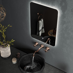 Зеркало Roxen Bella smart touch 50x70 сверху