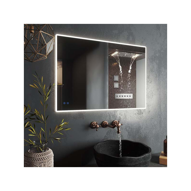 Зеркало Roxen Gotem Long 100x70 сбоку