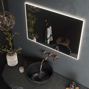 Зеркало Roxen Gotem Long 100x70 сзади