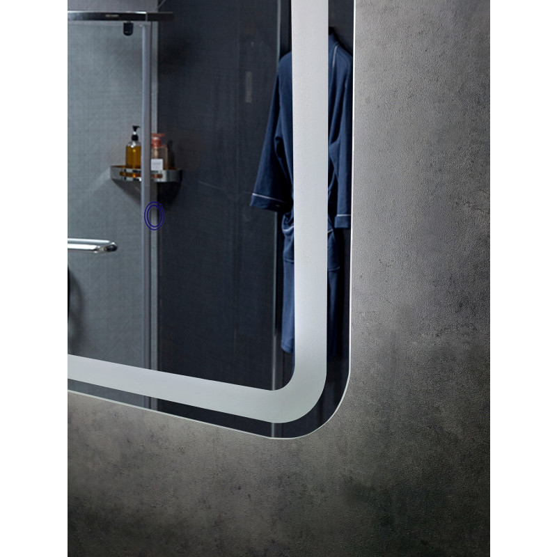 Зеркало Roxen Irida 90x70 (с подогревом) материал