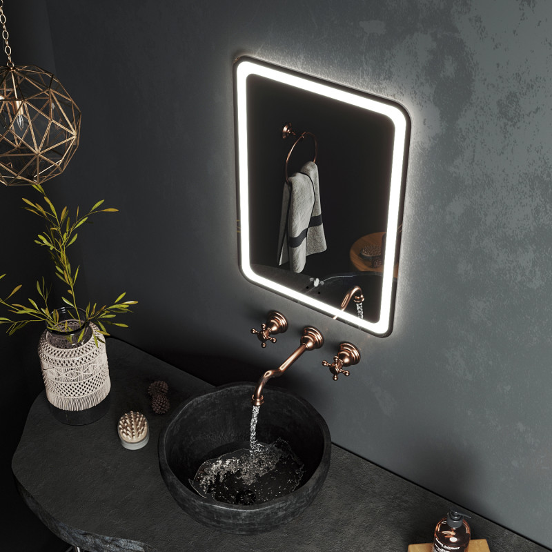 Зеркало Roxen Irida smart touch 60x80 сверху