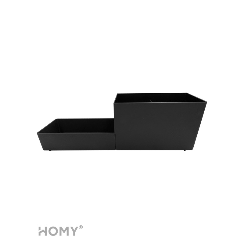 Дозатор жидкого мыла HOMY HARMONY SET HS01 черный подставка