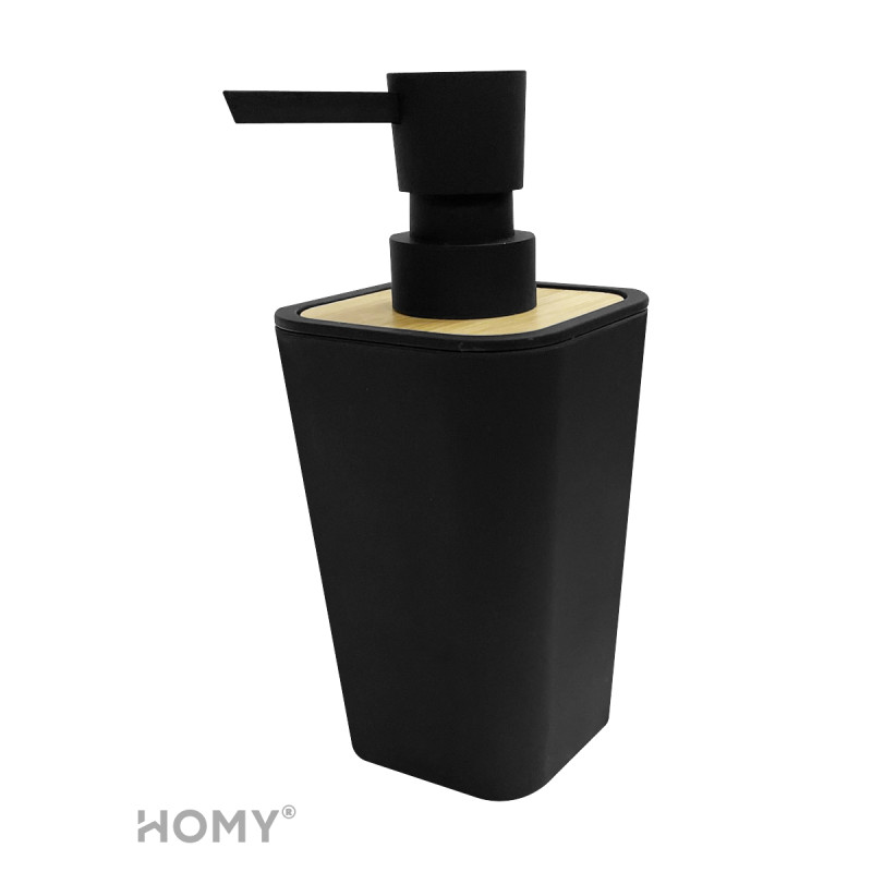 Дозатор жидкого мыла HOMY HARMONY SET HS01 черный дозатор
