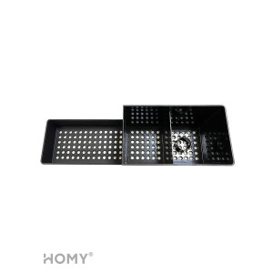 Дозатор жидкого мыла HOMY HARMONY SET HS01 черный подставка сверху