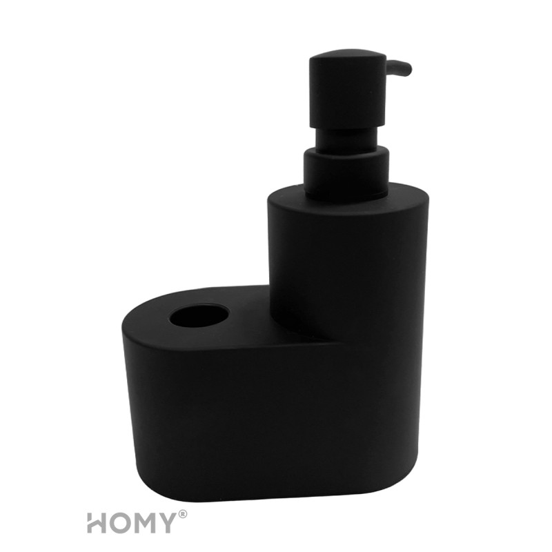 Дозатор жидкого мыла HOMY HARMONY SET HS03 черный сзади