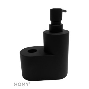 Дозатор жидкого мыла HOMY HARMONY SET HS03 черный сзади