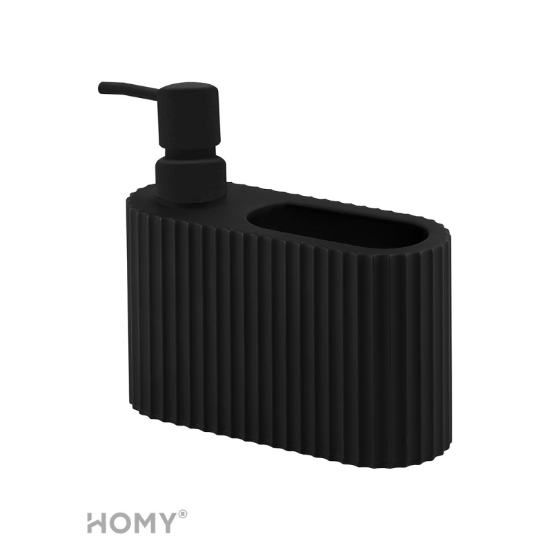 Дозатор жидкого мыла HOMY HARMONY SET HS07 черный дозатор
