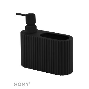 Дозатор жидкого мыла HOMY HARMONY SET HS07 черный дозатор