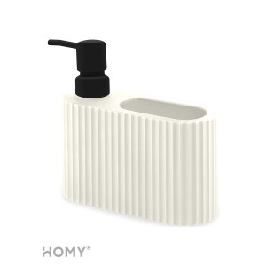 Дозатор жидкого мыла HOMY HARMONY SET HS08 белый дозатор