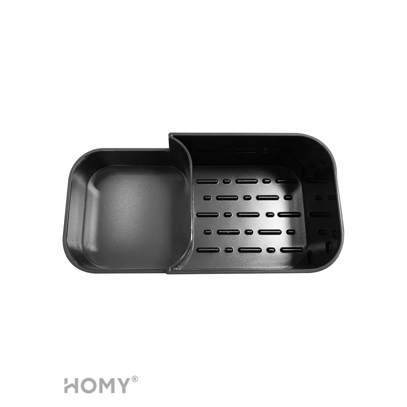 Дозатор жидкого мыла HOMY HARMONY SET HS09 черный подставка сверху