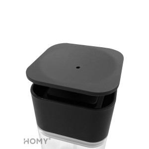 Дозатор жидкого мыла HOMY HARMONY SET HS09 черный помпа