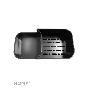 Дозатор жидкого мыла HOMY HARMONY SET HS09 черный подставка сверху