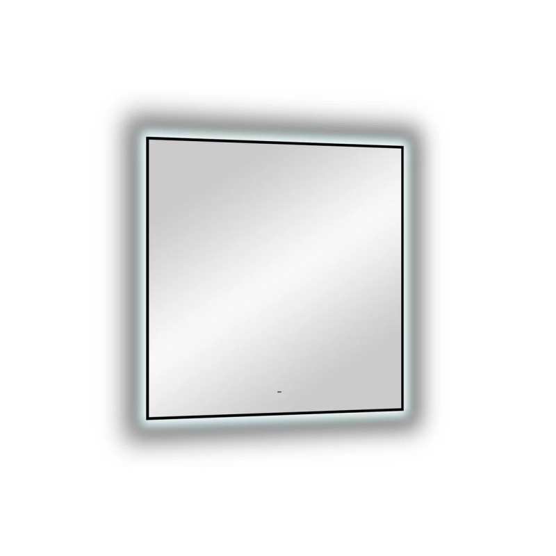 Зеркало Континент Amer LED 100x100 сбоку с подсветкой
