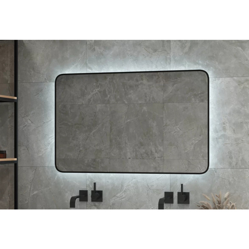 Зеркало Континент Torry LED 80x70 вид в интерьере (1)