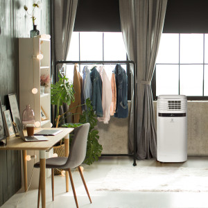 Мобильный кондиционер Electrolux Ice Column EACM-22 JK/N3 в интерьере