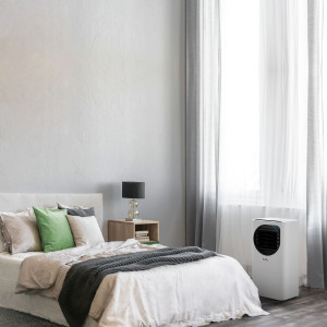 Мобильный кондиционер Ballu Eclipse BPAC-10 EPW/N6 white в интерьере (1)