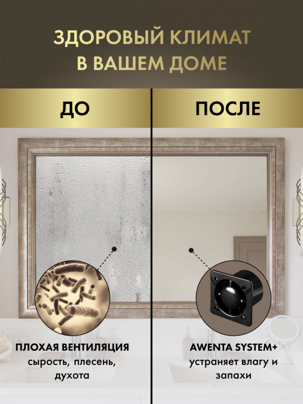 Вытяжной вентилятор 100мм тихий AWENTA KWS100CZ сравнение