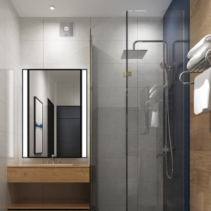 Вытяжной вентилятор Ballu BAFS-150 в интерьере