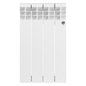 Радиатор алюминиевый Royal Thermo Monoblock A 500 2.0 (4 секции) спереди