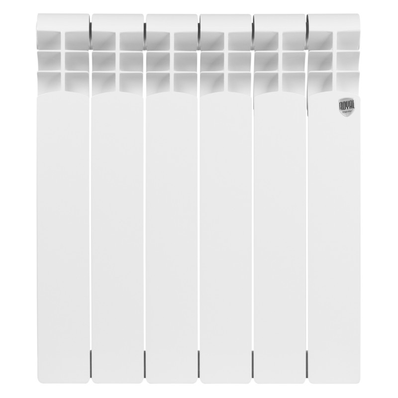 Радиатор алюминиевый Royal Thermo Monoblock A 500 2.0 (6 секций) спереди