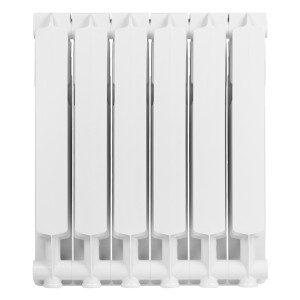 Радиатор алюминиевый Royal Thermo Monoblock A 500 2.0 (6 секций) сзади